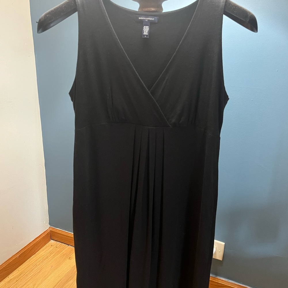 Banana Republic Black Midi Dress